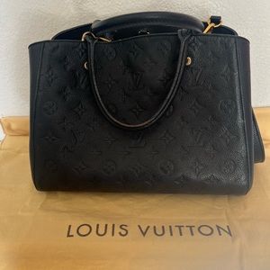Louis Vuitton Empreinte Montaigne MM Black